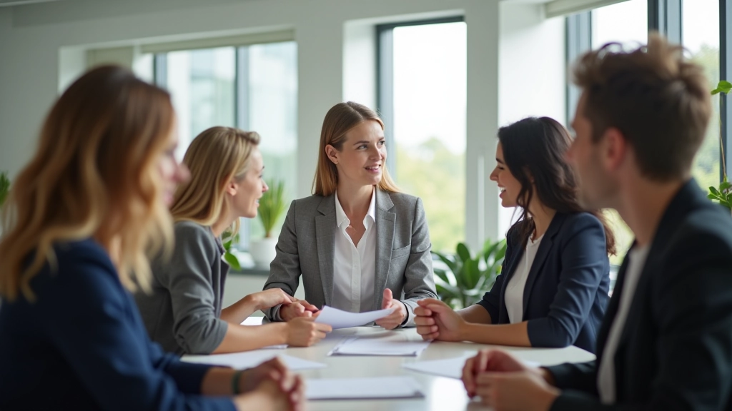 Tým v diskuzi o rozvoji