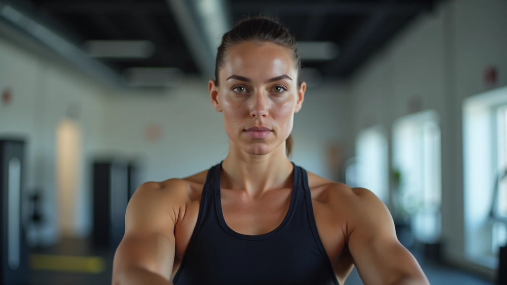 Osoba překonávající výzvu, cvičení nebo sport, vytrvalost a úsilí